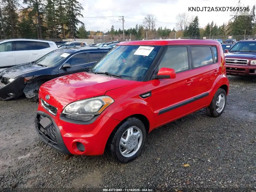 KNDJT2A5XD7569596 2013 Kia Soul