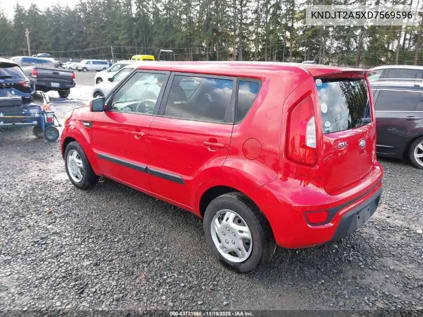 KNDJT2A5XD7569596 2013 Kia Soul
