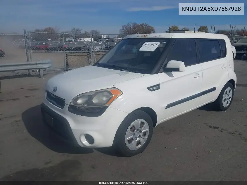 KNDJT2A5XD7567928 2013 Kia Soul
