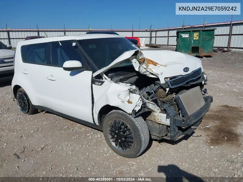 KNDJN2A29E7059242 2014 Kia Soul