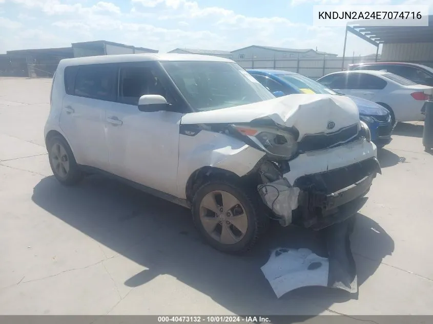 KNDJN2A24E7074716 2014 Kia Soul