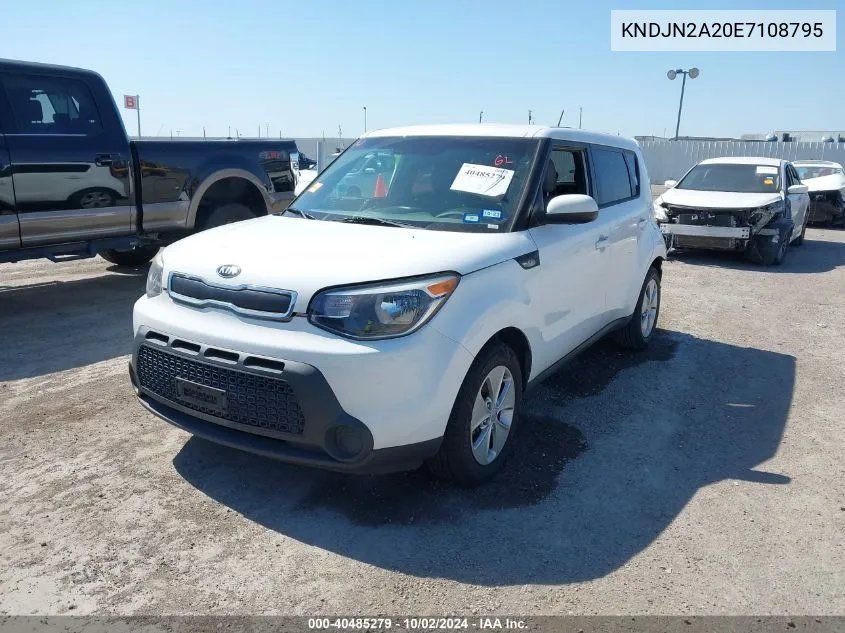 KNDJN2A20E7108795 2014 Kia Soul