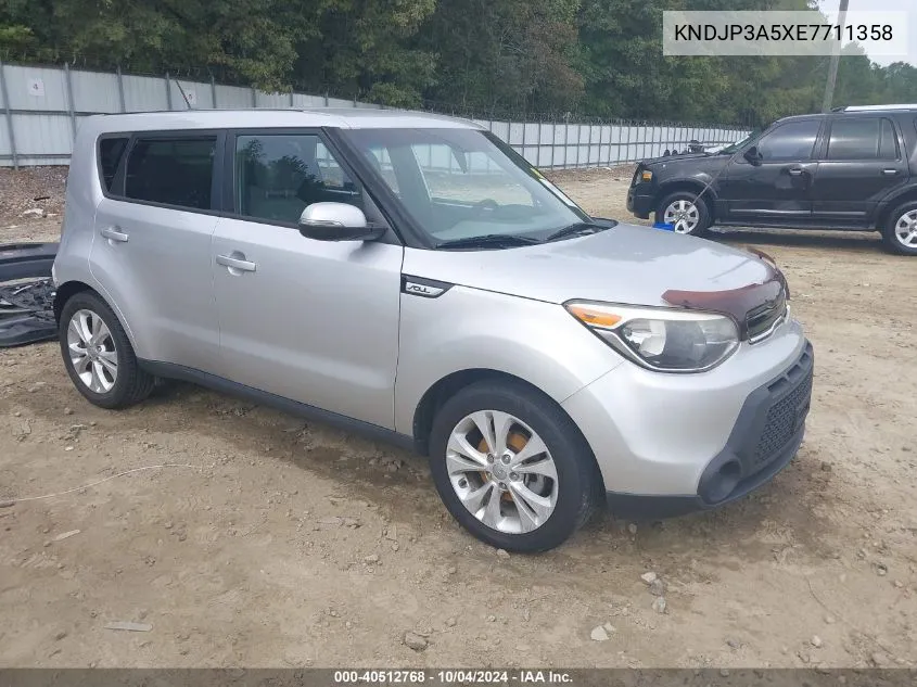 KNDJP3A5XE7711358 2014 Kia Soul +