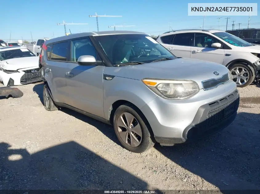 KNDJN2A24E7735001 2014 Kia Soul