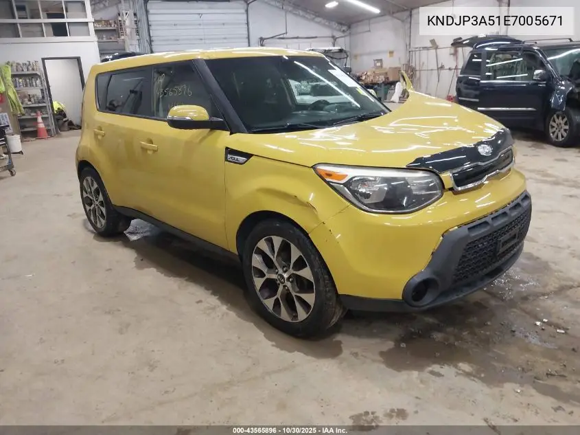 KNDJP3A51E7005671 2014 Kia Soul +