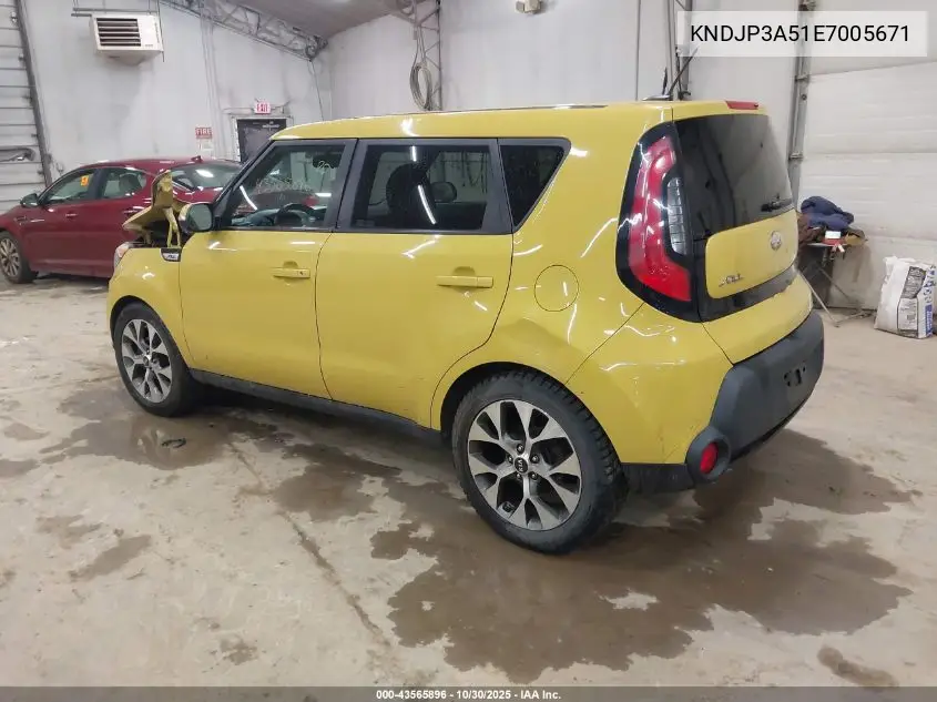 KNDJP3A51E7005671 2014 Kia Soul +