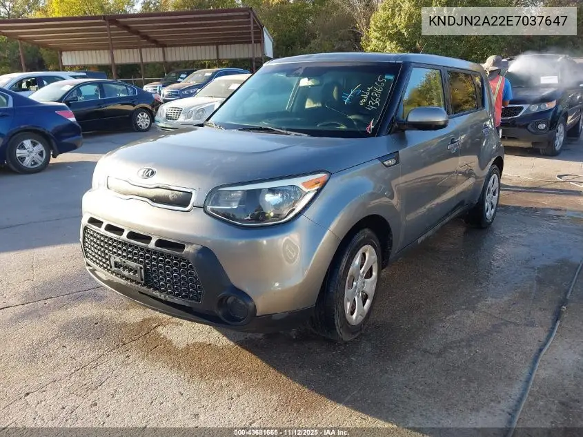 KNDJN2A22E7037647 2014 Kia Soul