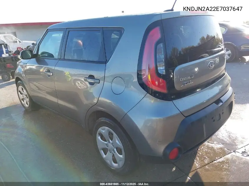 KNDJN2A22E7037647 2014 Kia Soul