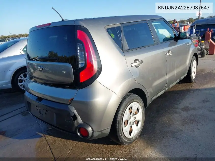 KNDJN2A22E7037647 2014 Kia Soul