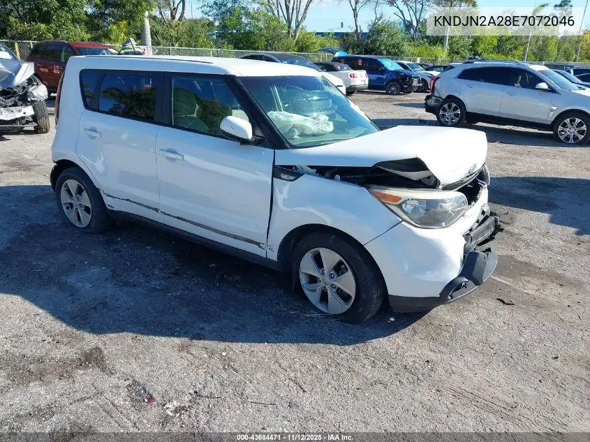 KNDJN2A28E7072046 2014 Kia Soul