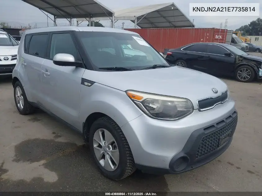 KNDJN2A21E7735814 2014 Kia Soul