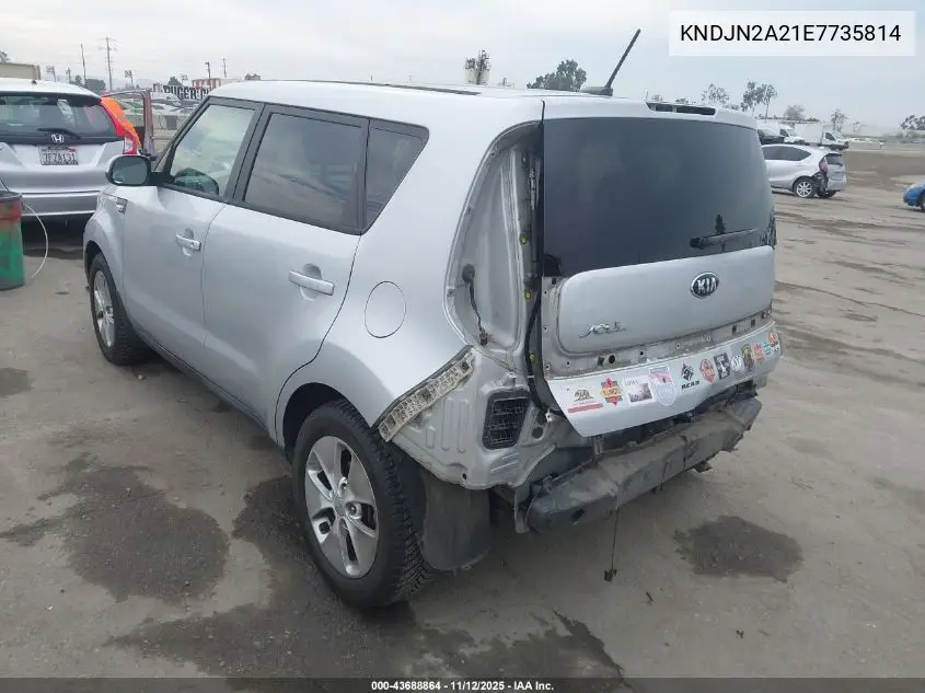 KNDJN2A21E7735814 2014 Kia Soul