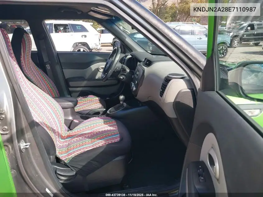KNDJN2A28E7110987 2014 Kia Soul