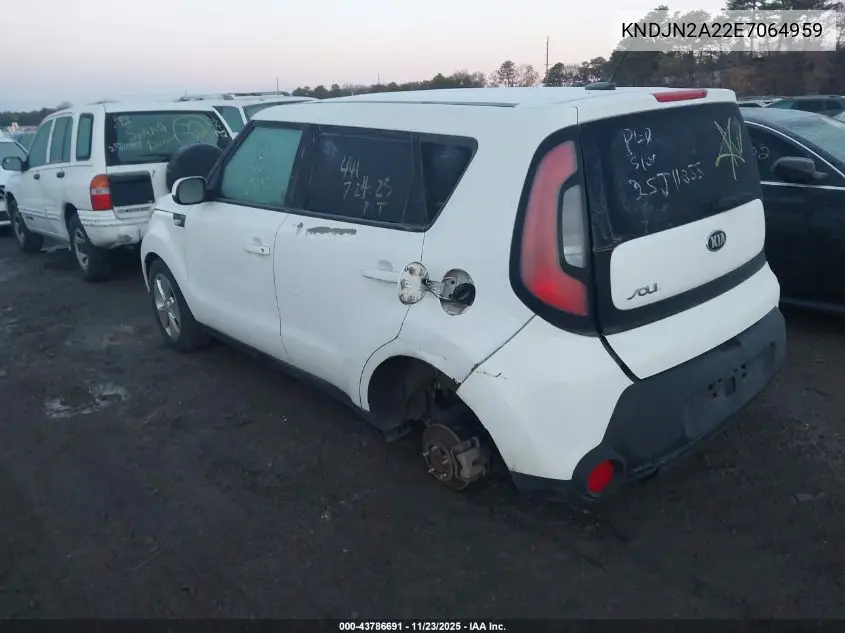 KNDJN2A22E7064959 2014 Kia Soul