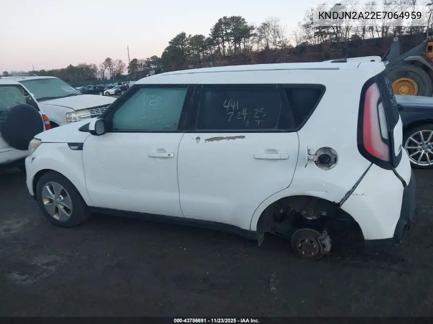 KNDJN2A22E7064959 2014 Kia Soul