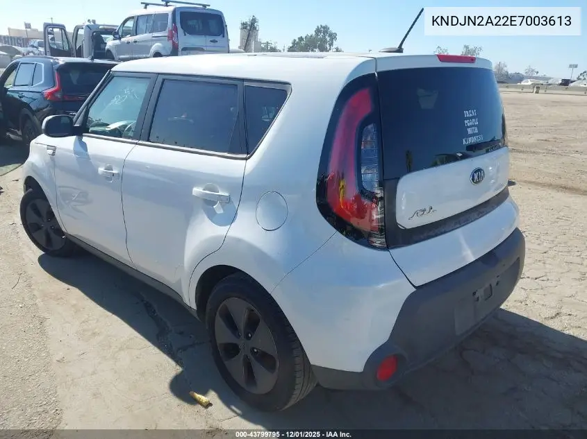 KNDJN2A22E7003613 2014 Kia Soul