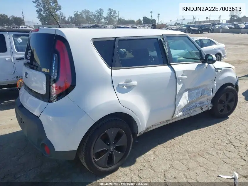 KNDJN2A22E7003613 2014 Kia Soul