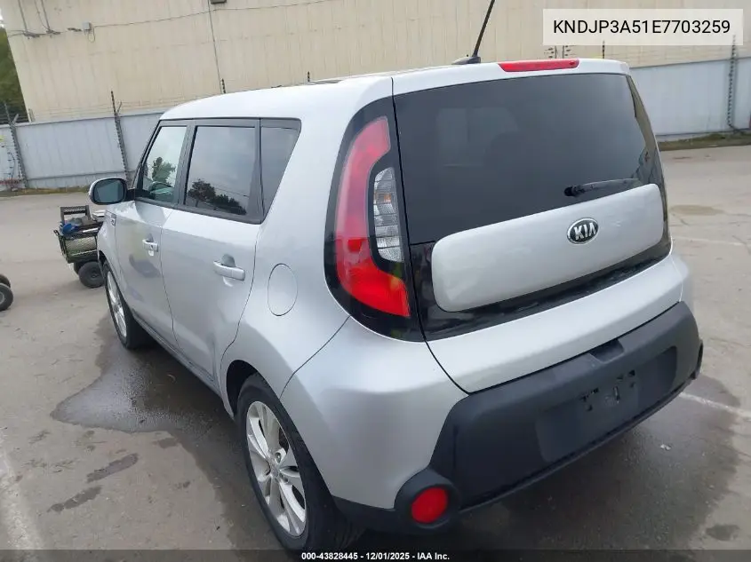 KNDJP3A51E7703259 2014 Kia Soul +