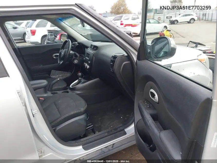 KNDJP3A51E7703259 2014 Kia Soul +
