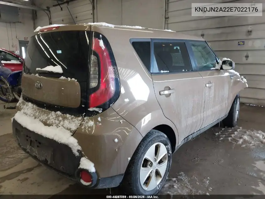KNDJN2A22E7022176 2014 Kia Soul