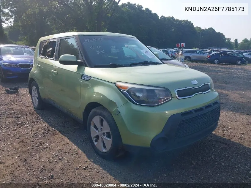 KNDJN2A26F7785173 2015 Kia Soul