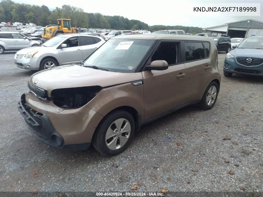 KNDJN2A2XF7189998 2015 Kia Soul