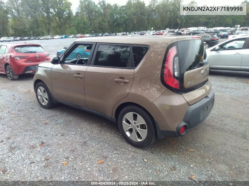 KNDJN2A2XF7189998 2015 Kia Soul