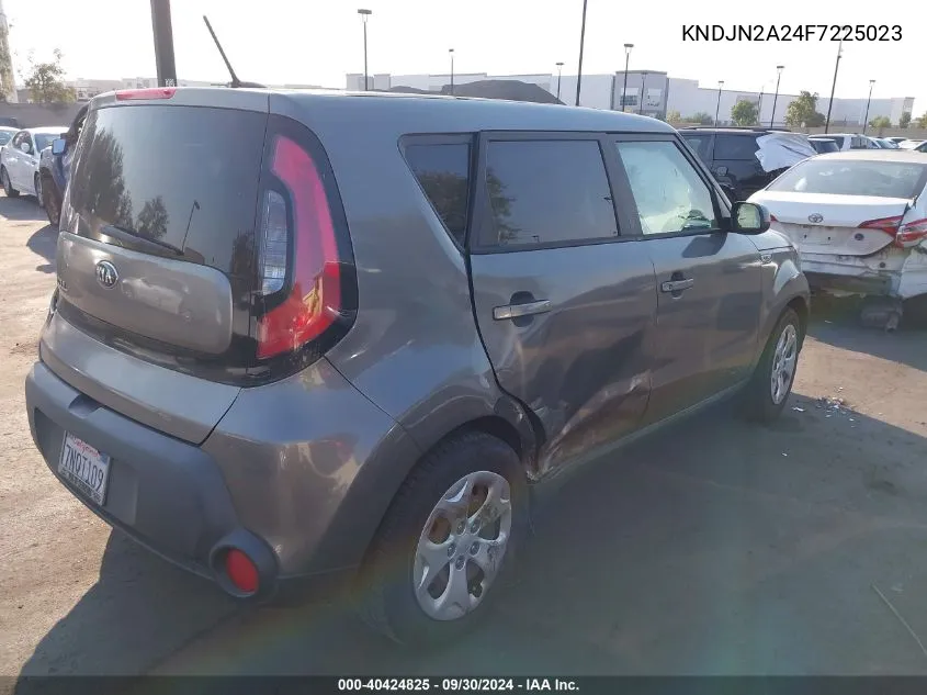 KNDJN2A24F7225023 2015 Kia Soul