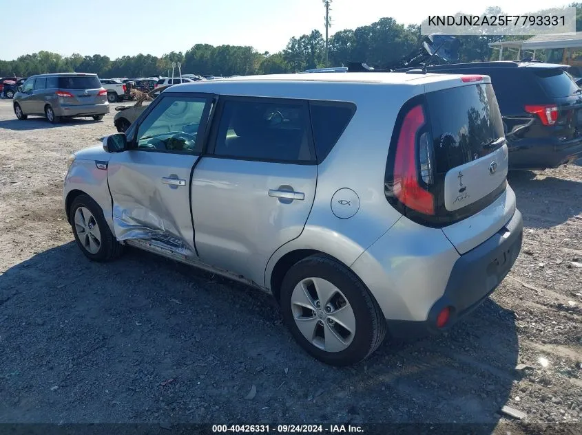 KNDJN2A25F7793331 2015 Kia Soul