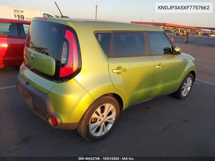 KNDJP3A5XF7757662 2015 Kia Soul +