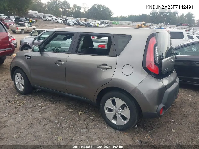 KNDJN2A25F7142491 2015 Kia Soul