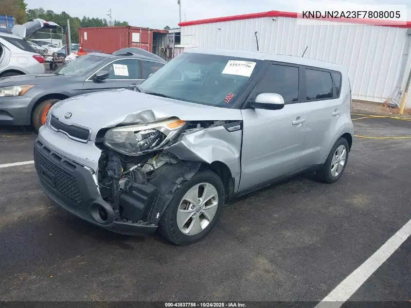 KNDJN2A23F7808005 2015 Kia Soul