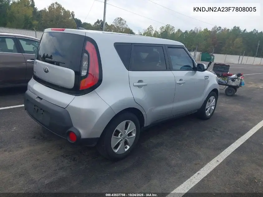 KNDJN2A23F7808005 2015 Kia Soul