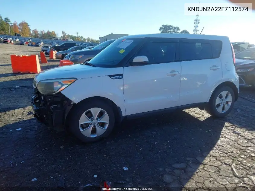 KNDJN2A22F7112574 2015 Kia Soul