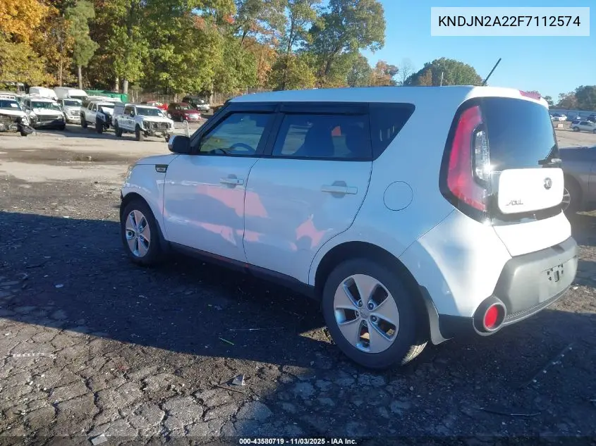 KNDJN2A22F7112574 2015 Kia Soul