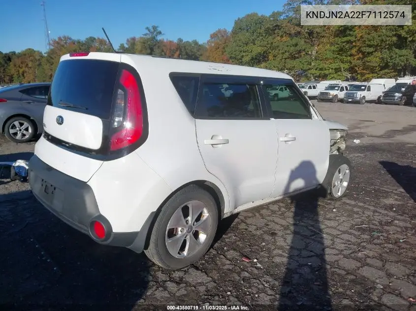 KNDJN2A22F7112574 2015 Kia Soul
