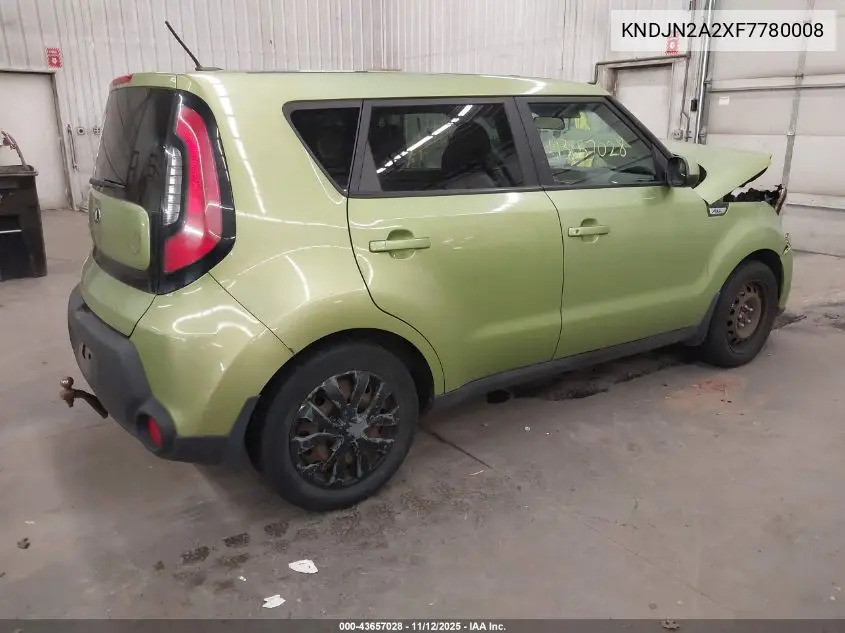 KNDJN2A2XF7780008 2015 Kia Soul