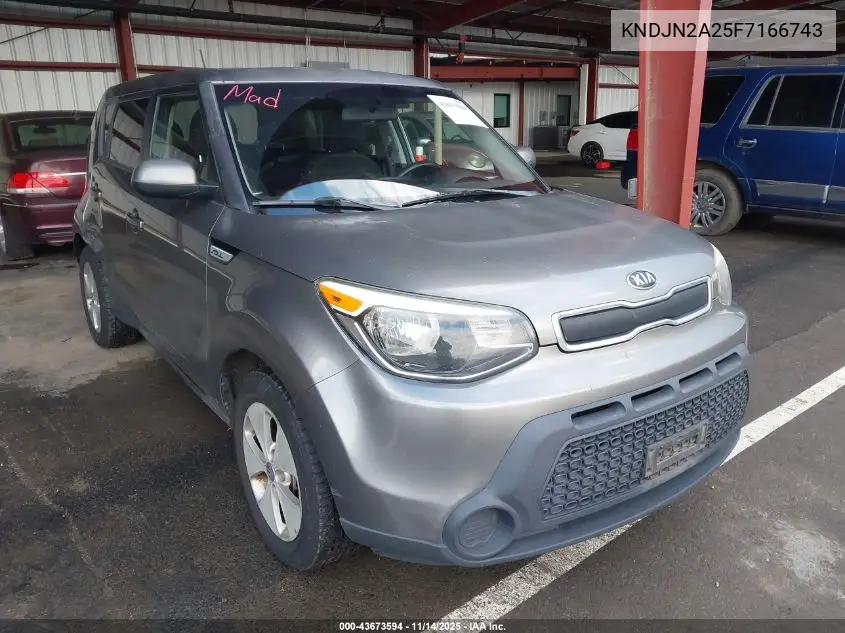 KNDJN2A25F7166743 2015 Kia Soul