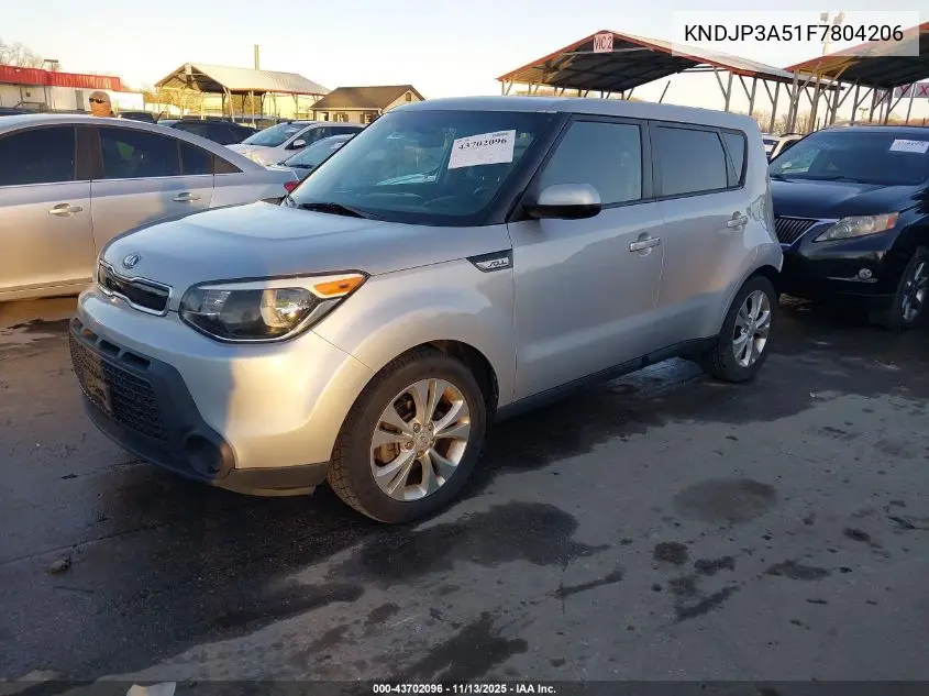 KNDJP3A51F7804206 2015 Kia Soul +