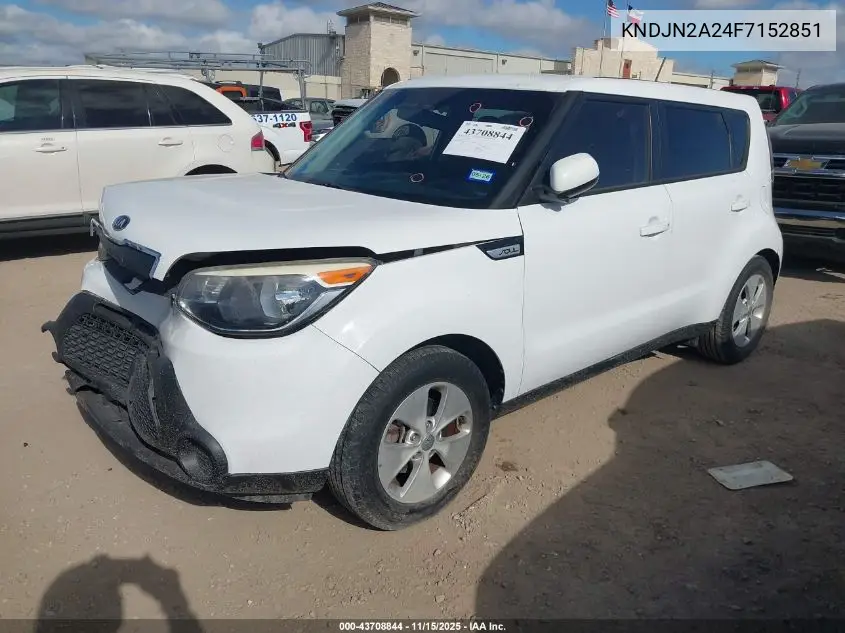 KNDJN2A24F7152851 2015 Kia Soul