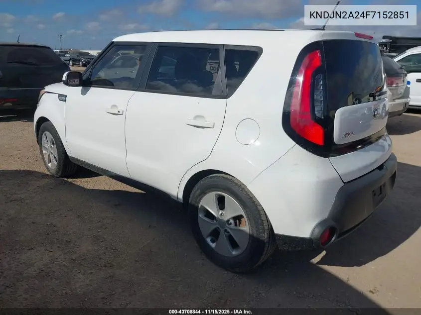 KNDJN2A24F7152851 2015 Kia Soul
