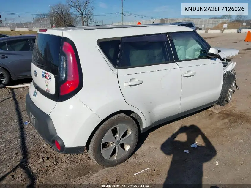 KNDJN2A28F7126026 2015 Kia Soul