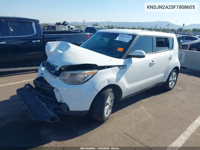KNDJN2A25F7808605 2015 Kia Soul !
