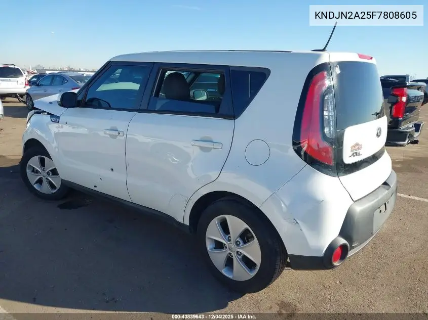 KNDJN2A25F7808605 2015 Kia Soul !