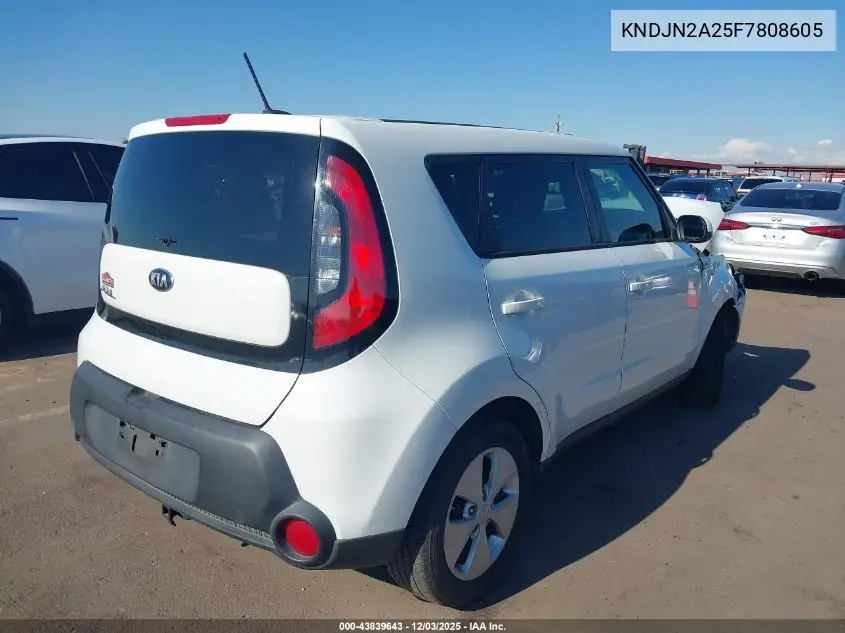 KNDJN2A25F7808605 2015 Kia Soul !