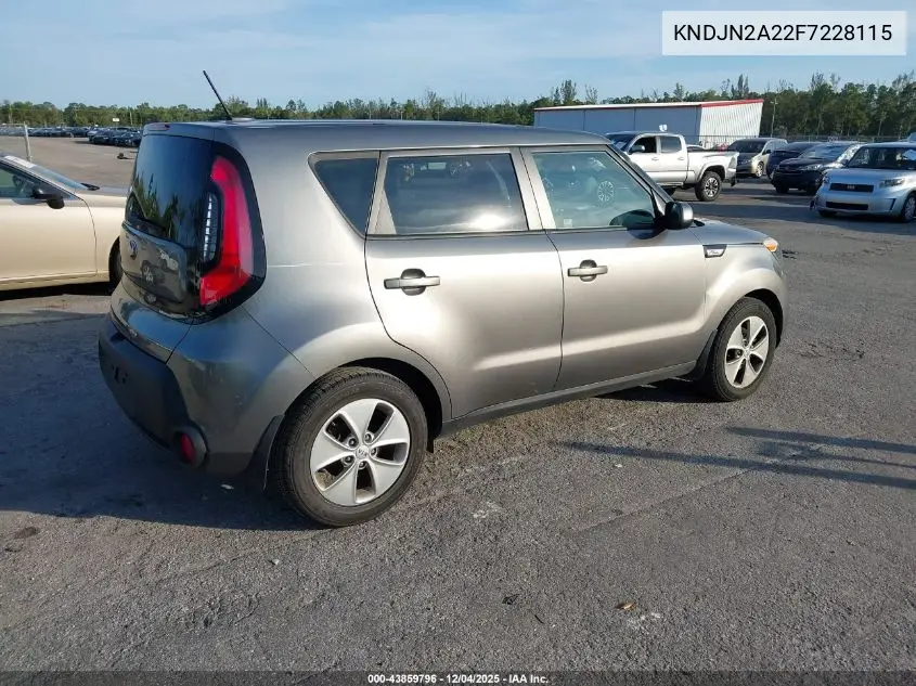 KNDJN2A22F7228115 2015 Kia Soul