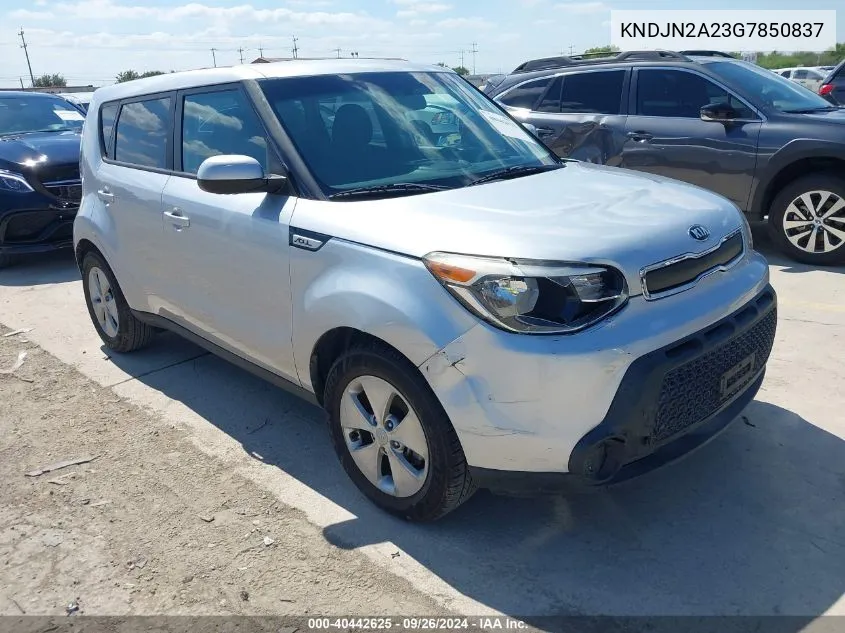 KNDJN2A23G7850837 2016 Kia Soul