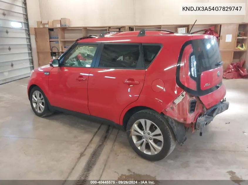 KNDJX3A54G7829747 2016 Kia Soul !