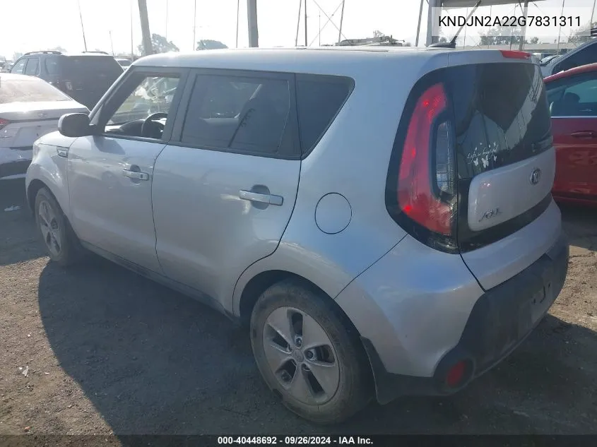 KNDJN2A22G7831311 2016 Kia Soul