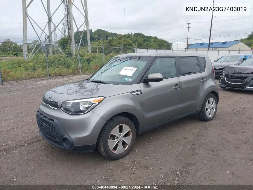 KNDJN2A23G7403019 2016 Kia Soul